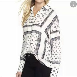 Free People Little Secrets Button-down Medium shirt